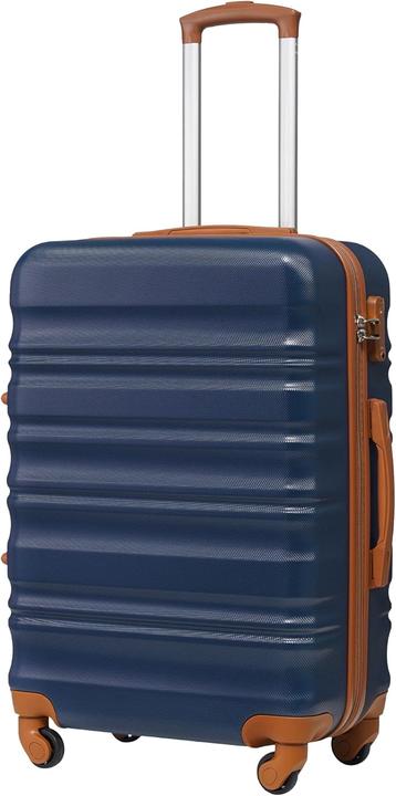 Produktbild Coolife Hartschalenkoffer mit TSA-Schloss und 4 Rollen (38 l, Handgepäck (bis 50l))