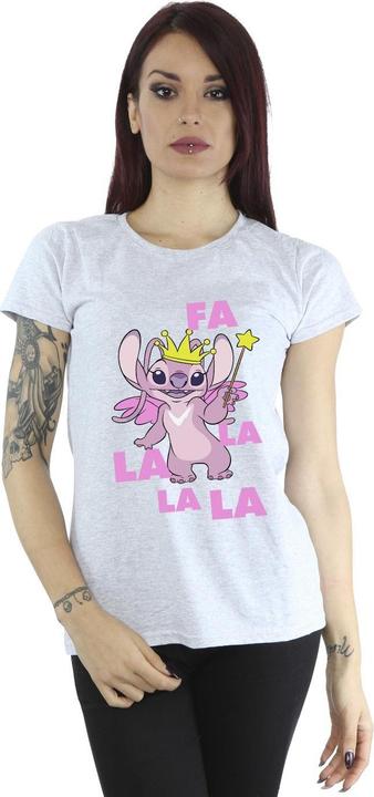 Immagine prodotto Disney Lilo & Stitch Angel Fa La La Maglietta Donna (L)
