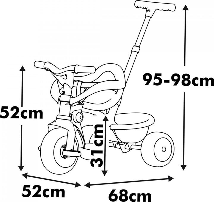 Immagine prodotto Smoby Triciclo Comfort Be Fun
