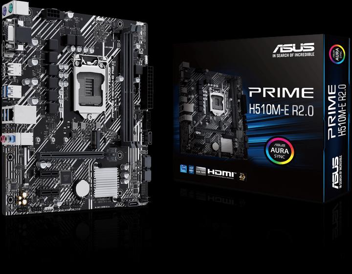 Actual product image ASUS PRIME H510M-E R2.0 (LGA 1200, Intel H510, mATX)