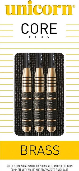 Produktbild Unicorn Core Plus Brass Steel Darts (23 g)