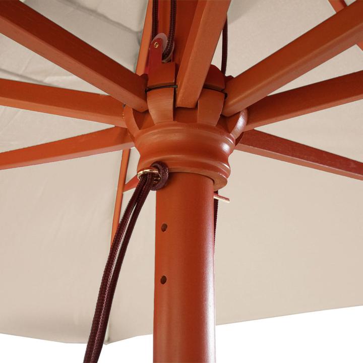 Image du produit Swisshandel24 Parasol, Parasol de marché, 3x4m polyester/bois 6kg - crème (4 m)