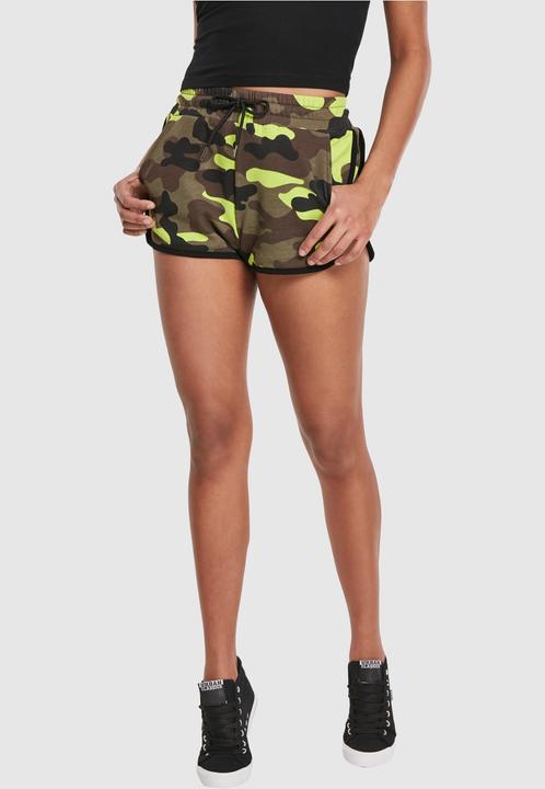 Actual product image Urban Classics Ladies Printed Camo Hot Pants (XS)
