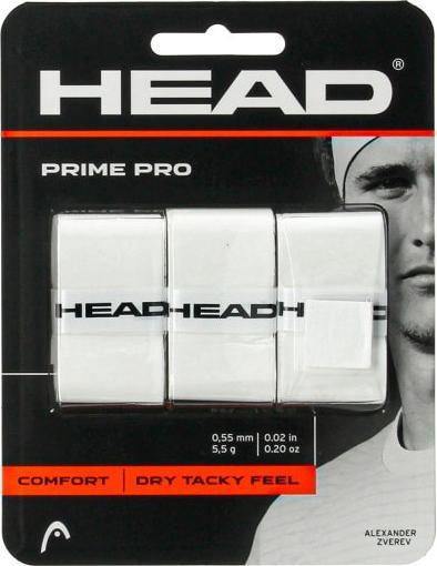 Head Prime Pro Overgrip weiss (3 Stk)