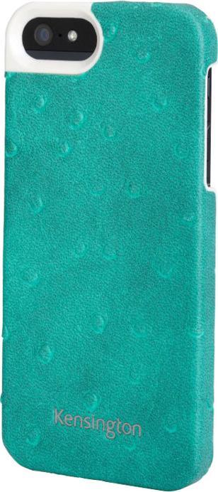 Actual product image Kensington Embossed leather case for iPhone® 5/5s, Apple, iPhone 5/5s, Green (Apple iPhone 5)