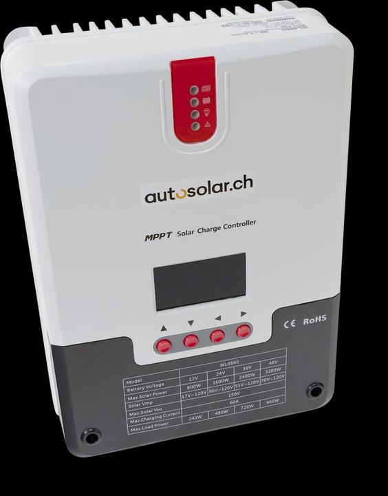 Produktbild Autosolar Solar Laderegler 4860 MPPT 60A