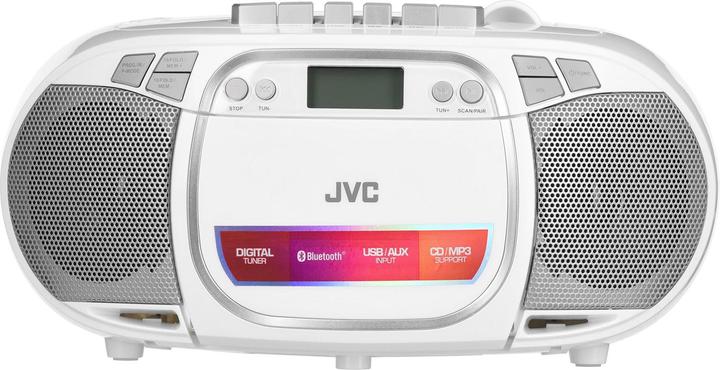 Image du produit JVC RC-E451W Lecteur CD Lecteur CD portable Blanc (VHF, Bluetooth)