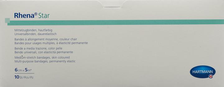 Produktbild Rhena Star Elastische Binden 6cmx5m hautfarbig offen