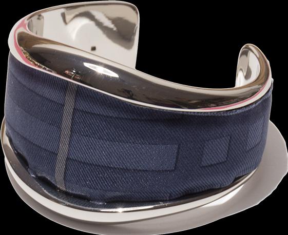 Immagine prodotto MM33 Bracciale paisley blu (950 Platino)