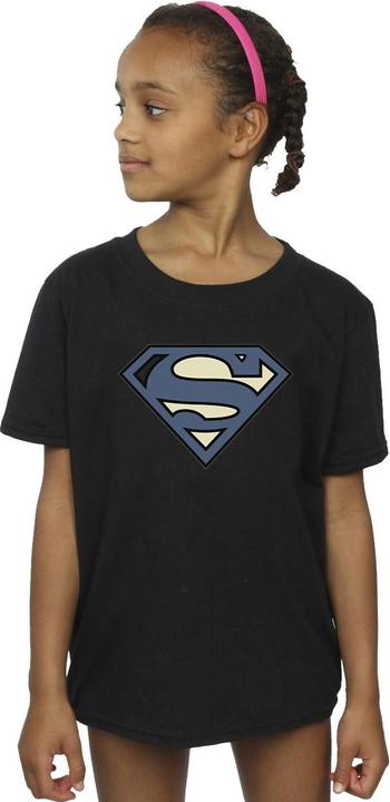 Image du produit - T-shirt SUPERMAN INDIGO BLUE LOGO - Fille (140, 146)