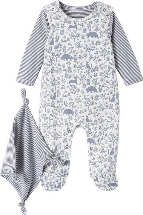 Produktbild Vertbaudet Baby-Set: Strampler, Body & Schmusetuch, Bio-Baumwolle Oeko-Tex (44)