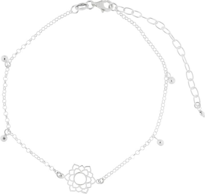 Leyda Fusskette Mandala (Silber 925, 28 cm)