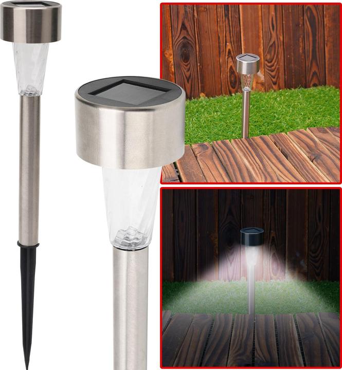 Produktbild Casativo Mini-LED-Solarlampen, 32 StÃ¼ck mit Erdspiess & DÃ¤mmerungssensor, IP44 (IP44)