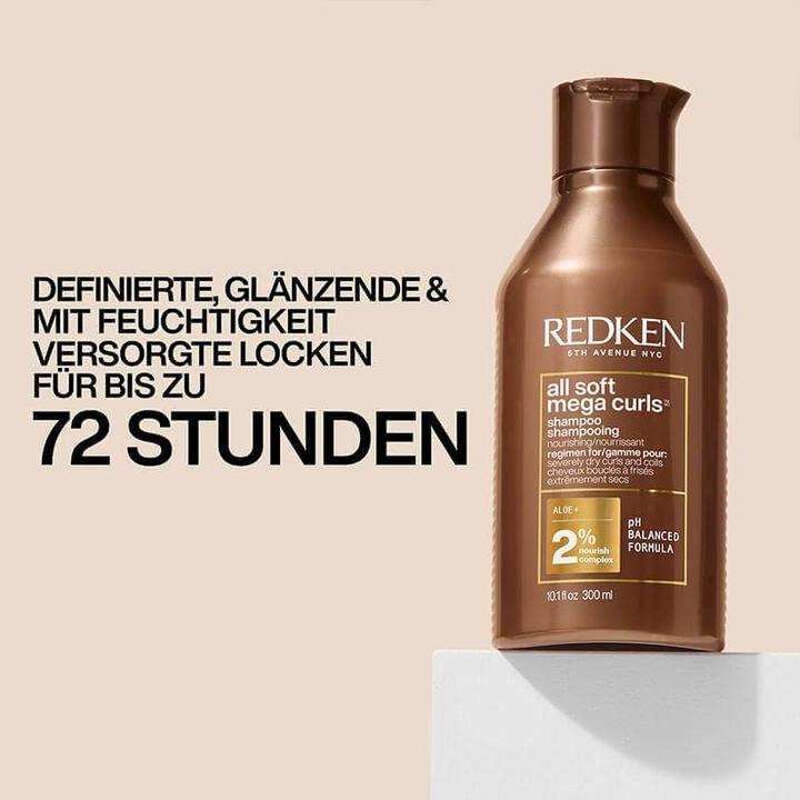 Actual product image Redken all soft mega curls shampoo (300 ml, Liquid shampoo)