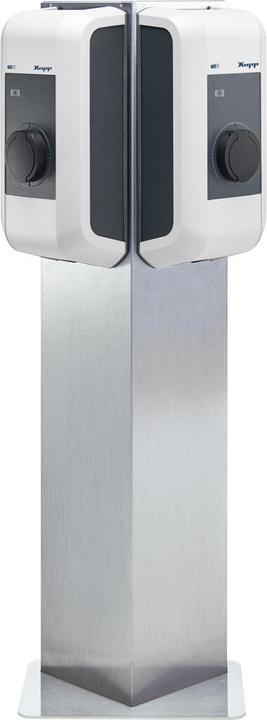 Actual product image Keba 99.839 Triangle Stele f. 2 wallbox stainlessSt.