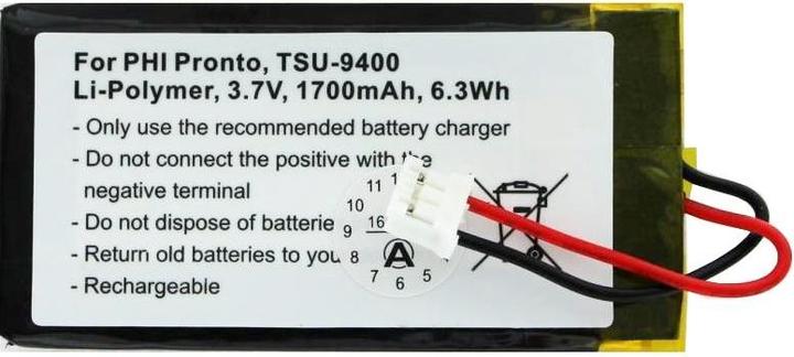Produktbild Philips Akku PRONTO TSU-9400 (1 Stk., Gerätespezifisch, 1700 mAh)
