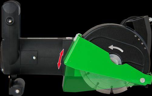 Actual product image Eibenstock EMF 150.1 Wall slot cutter (0671A000)