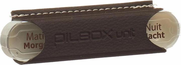 Pilbox Unit Medikamentenspender 1 Tag mit Etui deutsch/französich