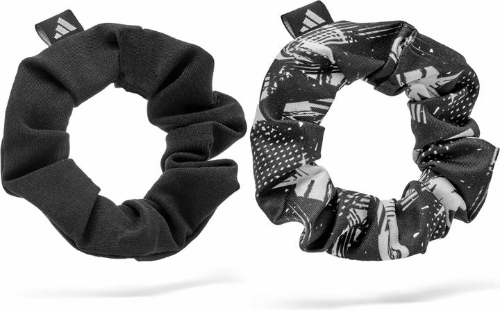 Produktbild adidas Hair Scrunchies Schwarz und Weiss (Haargummi)