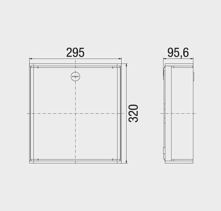 Productafbeelding Rutenbeck KVK Wandkabelverdeelkast (Netwerk accessoires)