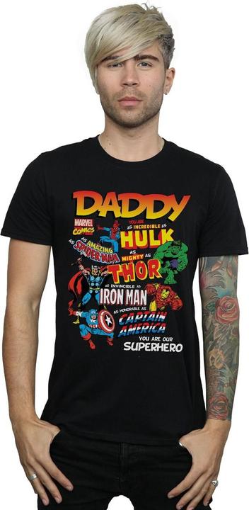 Actual product image Mens Our Dad Superhero T-Shirt (M)