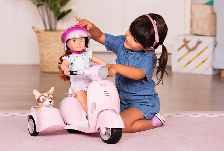 Actual product image Our Generation Scooter with detachable sidecar