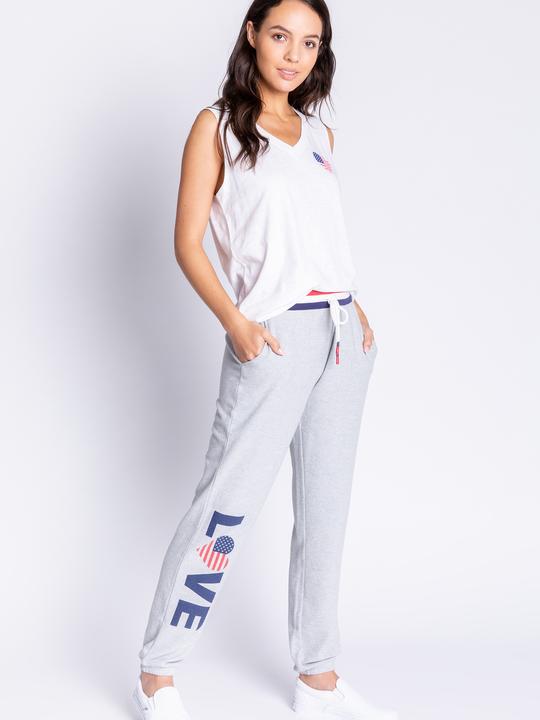 Image du produit Pj Salvage Pantalon de pyjama Rad White & Blue (XL)