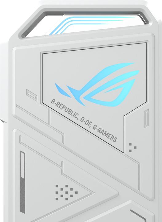 Actual product image ASUS Go USB ROG Strix Arion White M2 SSD enclosure with Aura (M.2)