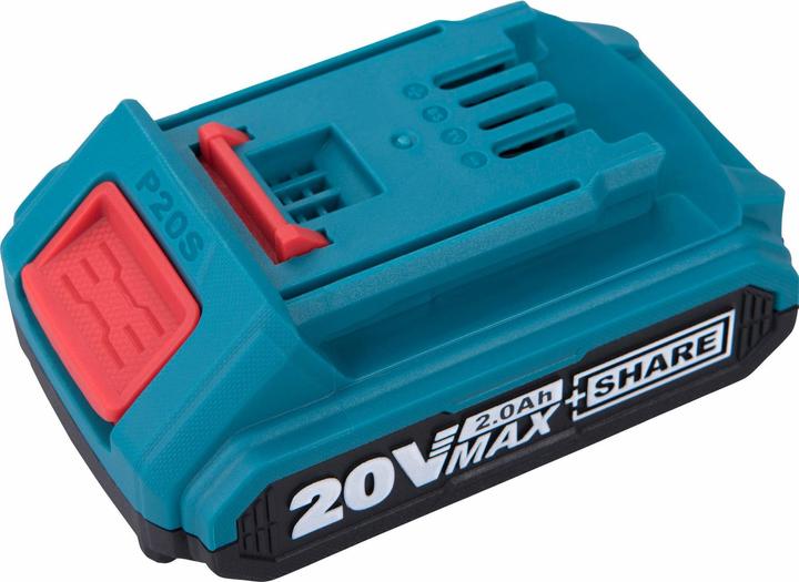 Actual product image Total Cordless drill driver, 1x2000mAh, 20V Li-Ion, charger 2h (Rechargeable battery operated)