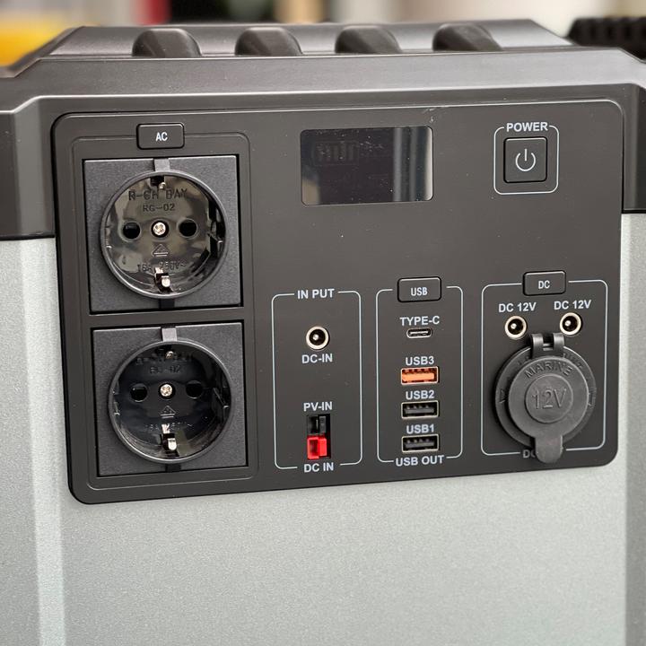 Actual product image AccuCell Portable Powerstation LiFePo4 XXL (2000 Wh, 21 kg)
