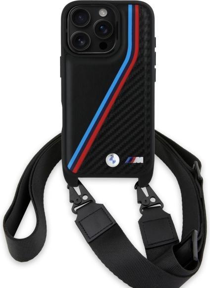 Immagine prodotto BMW BMHCP16X23PSVTK Custodia rigida per iPhone 16 Pro Max 6,9" in carbonio/nero M Edition Carbon (Apple iPhone 16 Pro Max)
