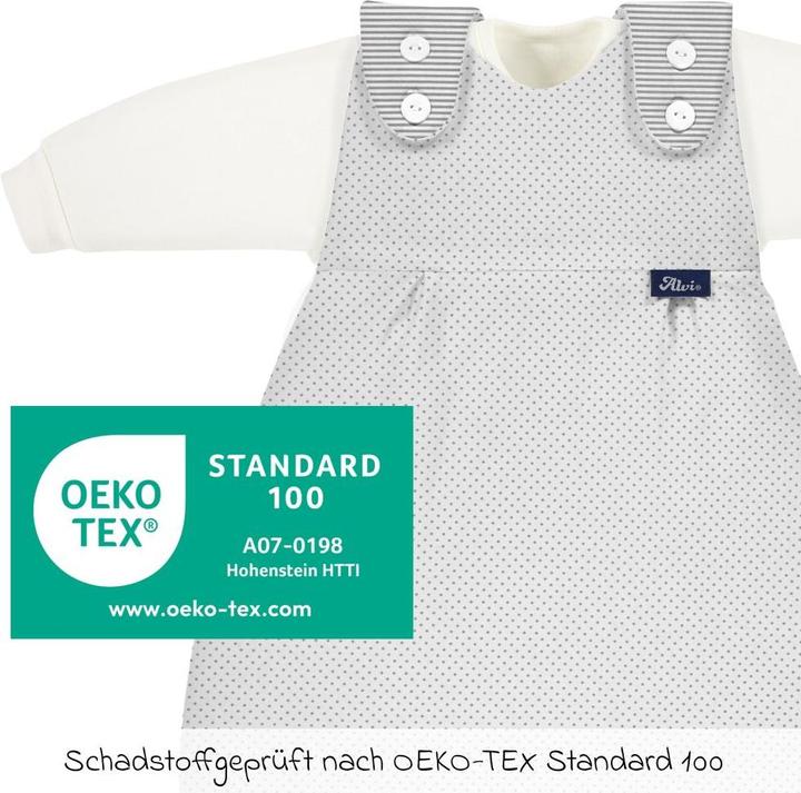 Produktbild Alvi Schlafsäcke 2-tlg. Schlafsack Baby-Mäxchen - Dots - Grey