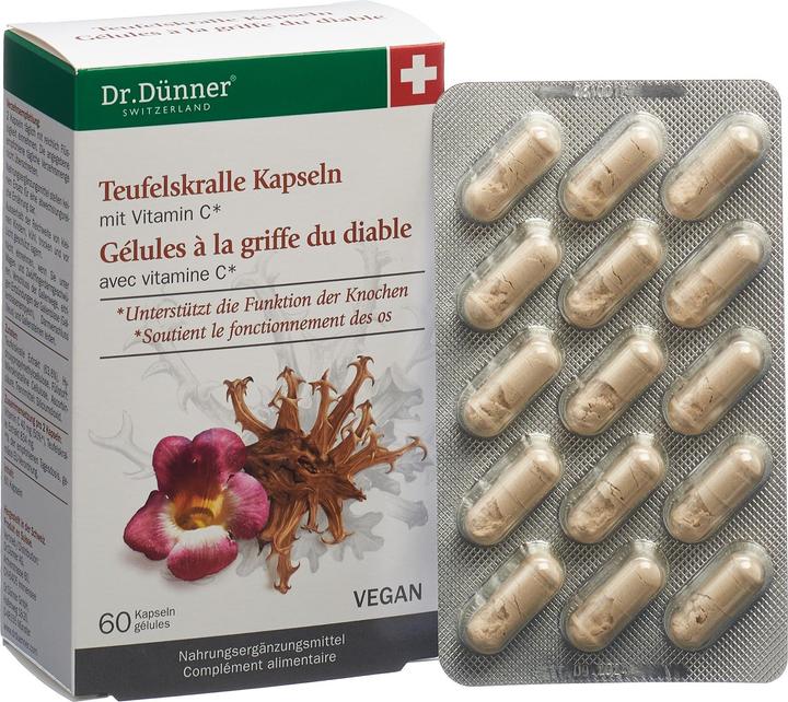 Produktbild Dr. Dünner Teufelskralle Kaps (60 Stück, Kapseln, 67 g)