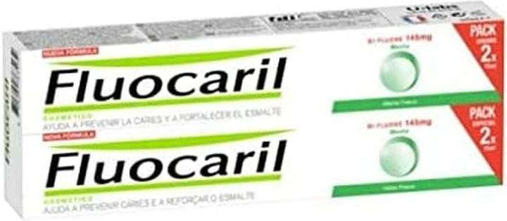 Fluocaril Bi-145 Mint Toothpaste 2X75ml - Pack of 2 (150 ml)