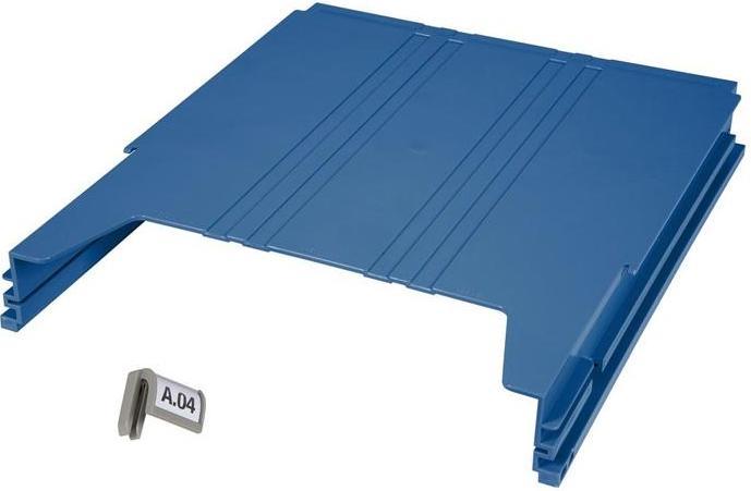 Actual product image Eichner BIG wall-mounted sorting system, for format A4, filling height 34 mm, blue (A4)