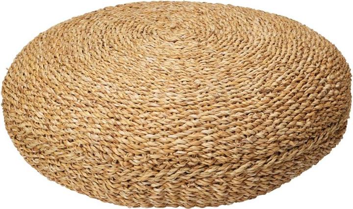 Home&Styling Pouf Rund Natur Ø58x20 cm Seegras,Farbe