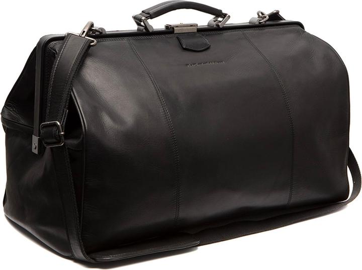 Image du produit The Vegan Cow Chesterfield Brand Leren Weekendtas Zwart Corfu (41.90 l)