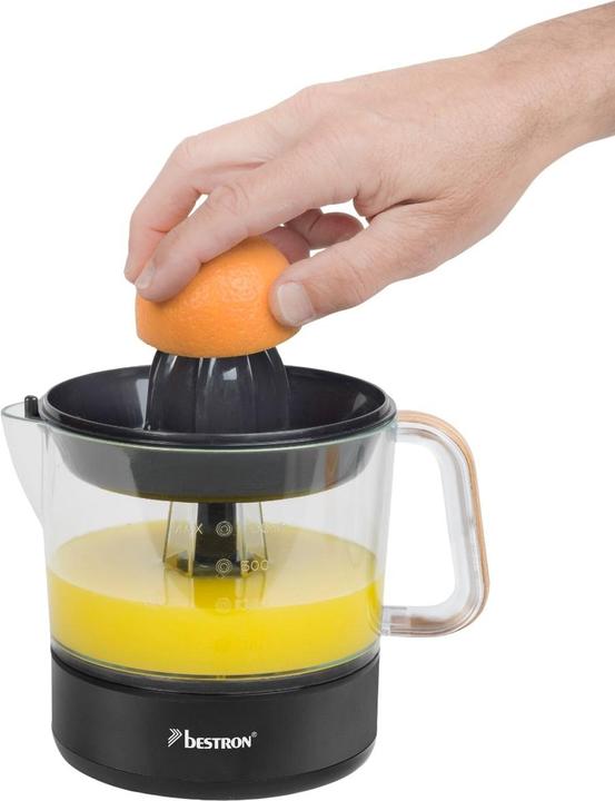 Actual product image Bestron Citrus juicer, Black & Wood series