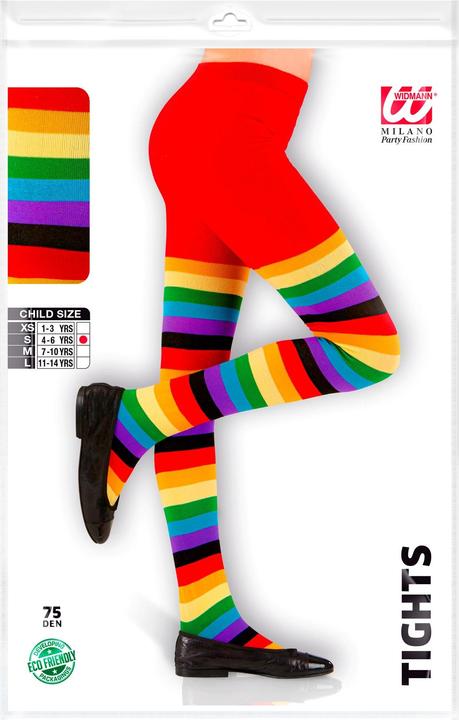 Actual product image Widmann Colourful tights for children 75 DEN