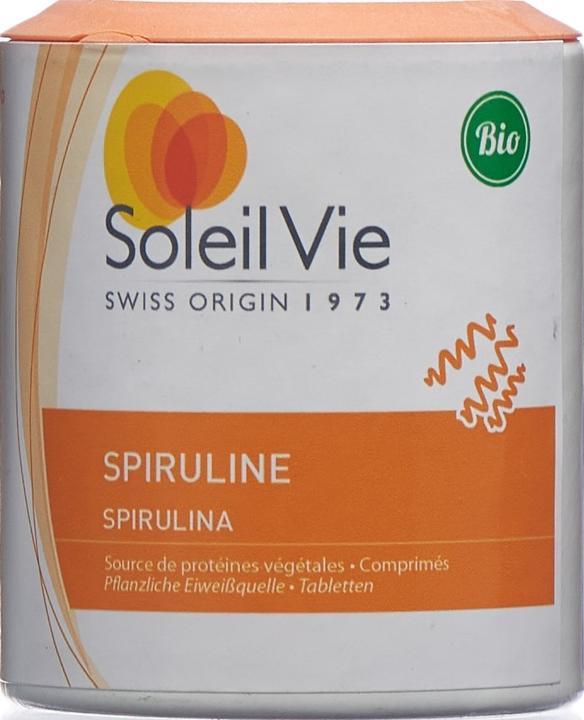 Produktbild Soleil Vie Spirulina aus biologischer Wasserkultur Tabl (180 Stück, Tabletten, 114 g)