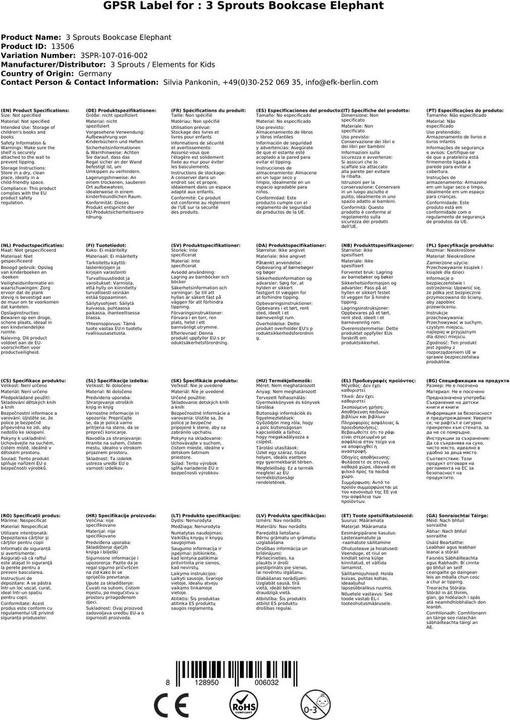 Immagine prodotto 3 Sprouts scaffale per libri