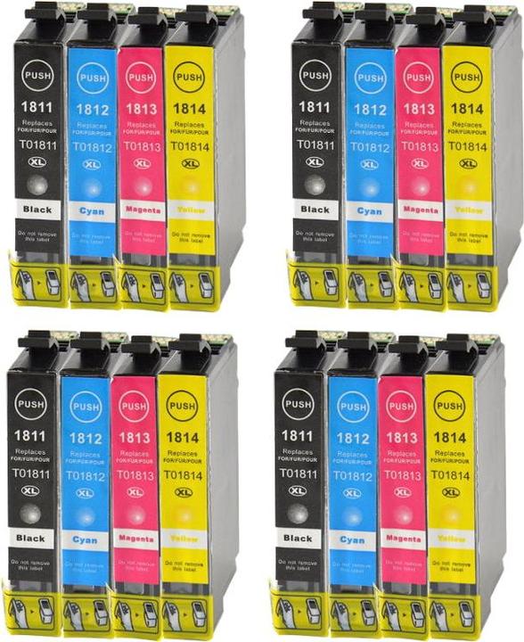 Immagine prodotto Hermex Cartuccia d'inchiostro compatibile XL per Epson Expression Home XP-412 (M, Y, C, FC)