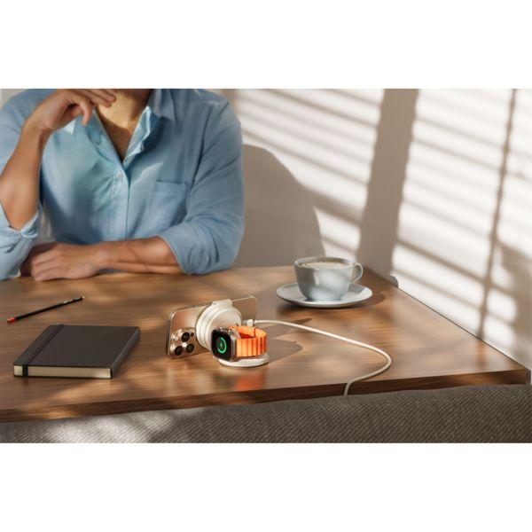 Immagine prodotto Satechi Caricabatterie wireless OntheGo 3-in-1 con Qi2 (15 W)