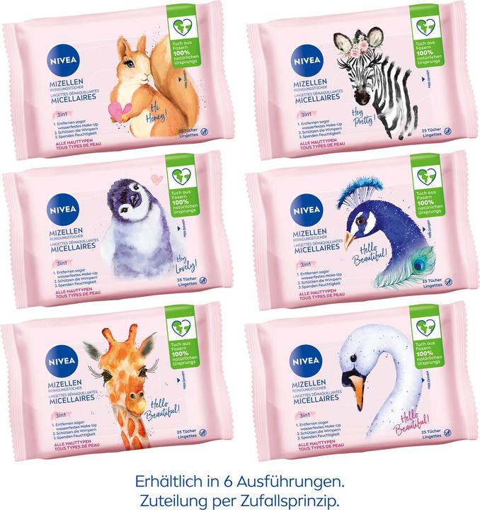 Image du produit NIVEA Micelles 3 en 1 (Chiffons de nettoyage, 25 ml)