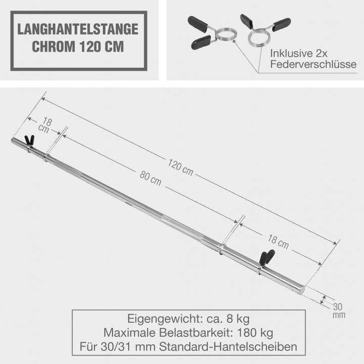 Actual product image Gorilla Sports Barbell bar