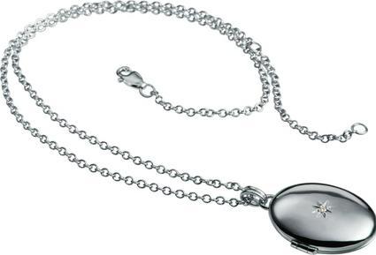 Immagine prodotto Hot Diamonds Collana con medaglione e diamante DP143 DP549 - Lunghezza: 46 cm