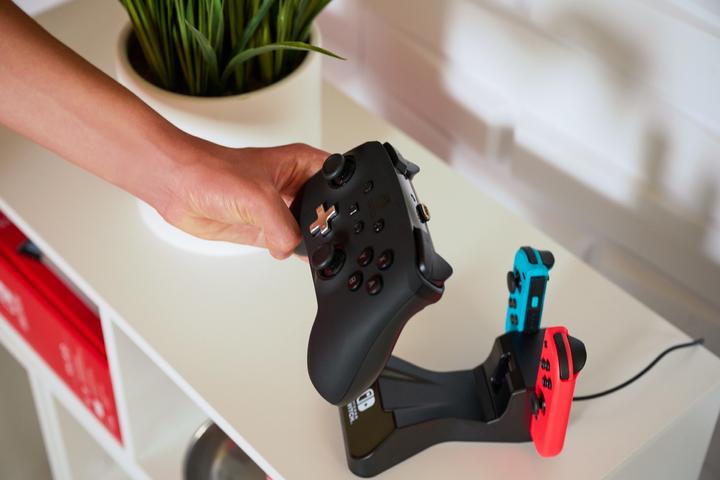 Actual product image PowerA Controller Charging Station by for Nintendo Switch (Switch, Switch OLED)