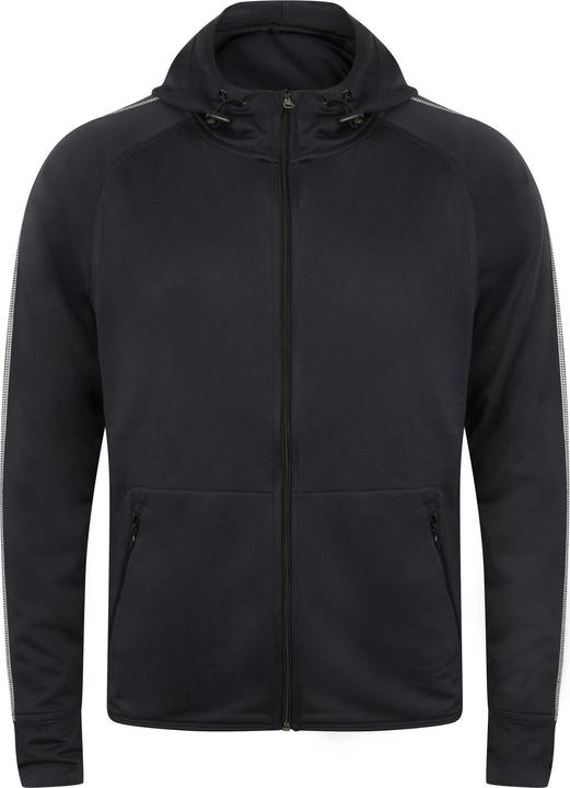 Actual product image Tombo Hoodie with zip Hooded jacket with reflective tape (XS)