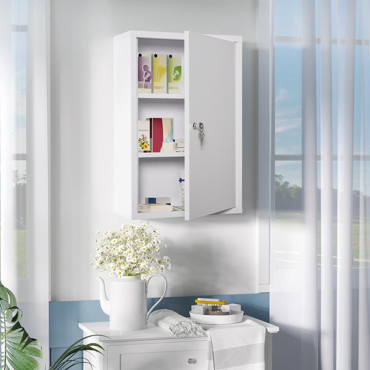 Image du produit Kleankin Armoire à pharmacie (40 x 18 x 60 cm)