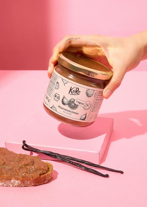 Image du produit KoRo Crème de marrons à la vanille, stérilisée (380 g)